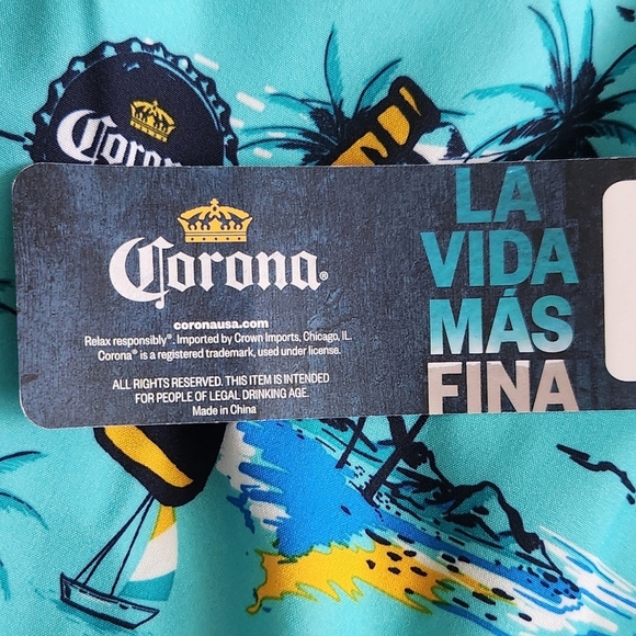 ๐๏ธ Corona Tropical Board Shorts โ Menโs 2XL 44/46, NWT, Beach Swim Trunks - Picture 11 of 16